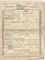 WW1 document of Murdoch Munro, Certificate of Disembodiment on Demobilization, 1st March 1919