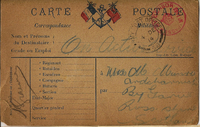 WW1 postcard from LC Murdoch Munro BEF to Miss M Munro, dated 4th December 1914
